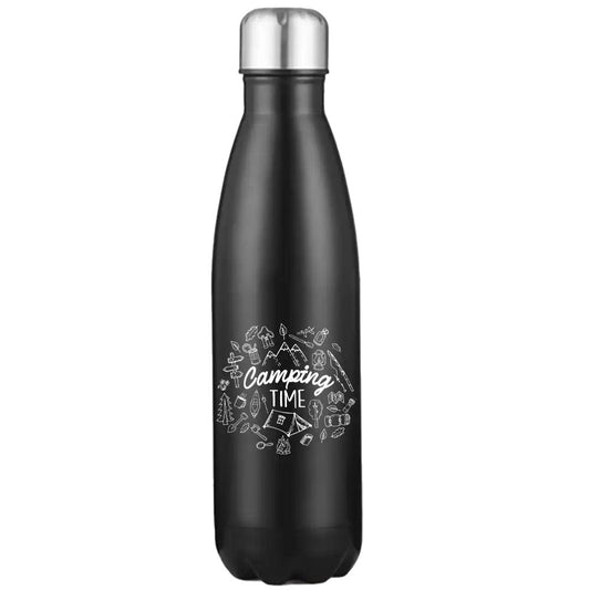 Insulated Stainless Steel Water Bottle – 17oz Outdoor & Camping Bottle